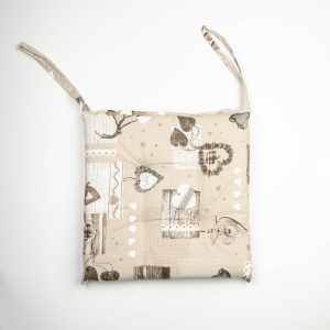 Set 2 cuscini per sedia holly marrone