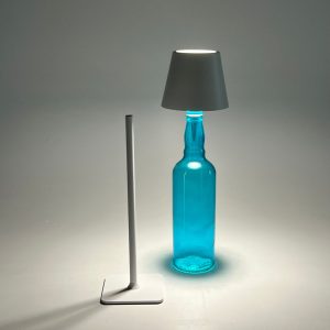 Lampada scomponibile “Bottle” bianca