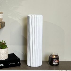 Vaso “Tribeca” h45 bianco