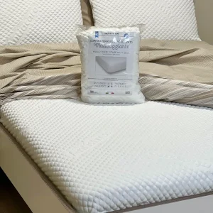 Coprimaterasso elasticizzato matrimoniale massaggiante