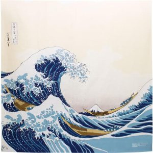 Furoshiki Ukiyo-e Hokusai “La grande onda” 104cm