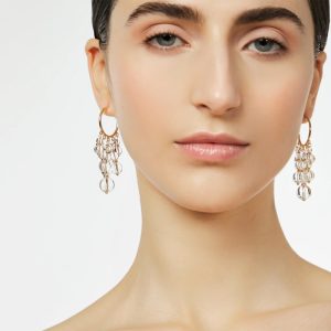Orecchini cerchio e sfere Clorofilla Sodini