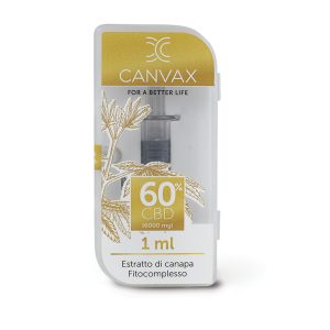 Resina Wax CBD 60% – Fitocomplesso – 1ml – Canvax