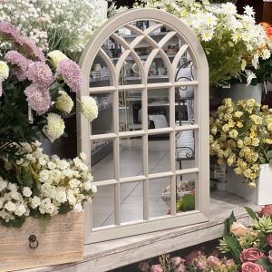 Specchio “Finestra” decor tortora