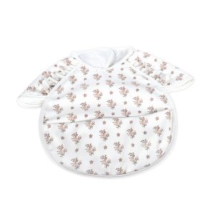 Walking Mum Bavaglino Impermeabile con Tasca Botton Flowers
