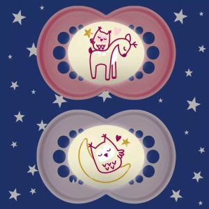 Mam Succhietto in Silicone Original Night 6+ Mesi 2pz