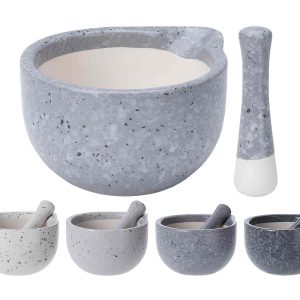 Mortaio Pratico e Classico D11x10cm in Ceramica