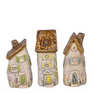 Casetta “Colors” piccola in gres assortita – 3 x 2,5 x 6 cm circa