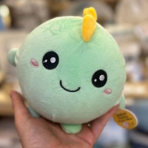 iTOTAL Cuscino squishy “Hello Dino” – ⌀ 16 cm