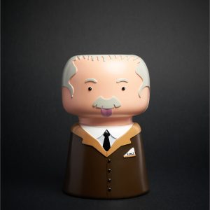 BLOGO DESIGN Vaso artista “Universe, Einstein” – 9,5 x 15 cm