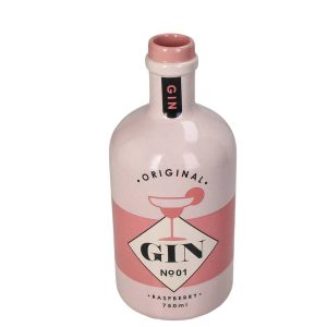 KERSTEN Vaso decorativo ceramica “Gin” – 9,5 x 9,5 x h 21,5 cm
